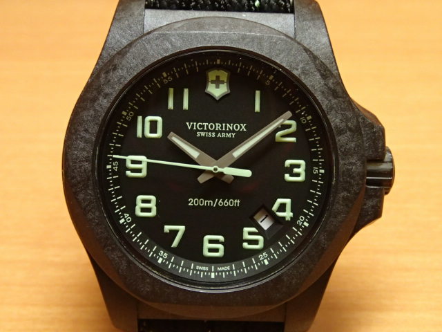 VICTORINOX ビクトリノックス 腕時計 I.N.O.X. イノックス カーボン I.N.O.X. Carbon 43mm 241859  ブラック文字盤　お手続き簡単な分割払いも承ります。月づきのお支払い途中で一括返済することも出来ますのでご安心ください。 | ｅ-優美堂楽天市場店