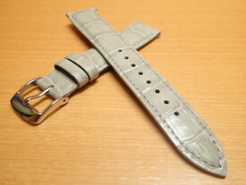10mm〜22mm グレー (灰色) 色 時計バンド (腕時計) ベルト クイックレバー (バネ棒つき) 牛革型押し 時計ベルト 時計用バンド フォーマルハウト BKL040