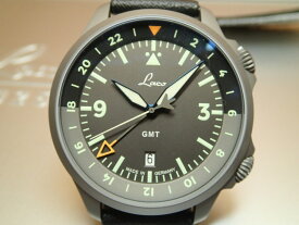 ラコ 腕時計 Laco Frankfurt GMT Schwarz (フランクフルト GMT シュハルツ ブラック文字盤) 862120 43mm 自動巻優美堂のLaco ラコ腕時計はメーカー保証2年つきの正規販売店商品です。お手続き簡単な分割払いも承ります。