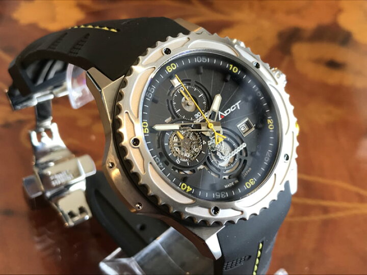 楽天市場】アデクト 腕時計 ADCT for Cyclist 正規商品 イエロー 