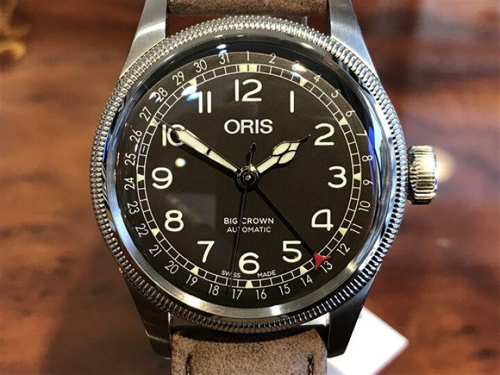 楽天市場】オリス 時計 ビッグクラウン ポインターデイト 40mm メンズ 