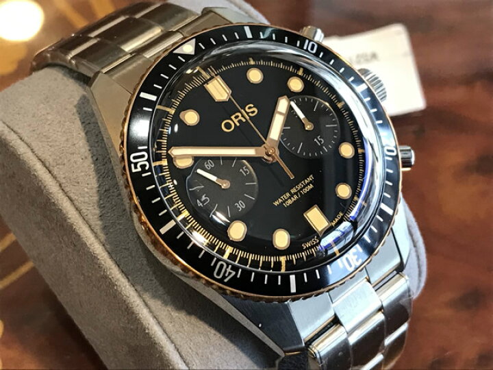 楽天市場】オリス 腕時計 ORIS オリス ダイバーズ65 クロノグラフ 43mm 