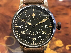 Laco ラコ 腕時計 オリジナル パイロット ライプツィヒ エアブシュトゥック 手巻 (ETA2801.2) 42mm ORIGINAL PILOT Leipzig Erbstuck 861936優美堂のLaco ラコ腕時計はメーカー保証2年つきの正規販売店商品です。 お手続き簡単な分割払いも承ります