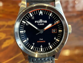 FORTIS フォルティス フリーガーF-41 ミッドナイトブルー オートマティック カウレザーストラップ仕様 腕時計 41mm Ref.F422.0013 【日本正規代理店商品】お手続き簡単な分割払いも承ります。