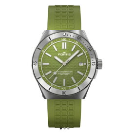 FORTIS フォルティス マリンマスターM-40 ウッドペッカー・グリーン ラバーベルト仕様 腕時計 40mm Ref.F8120007 【日本正規代理店商品】お手続き簡単な分割払いも承ります。