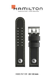 HAMILTON ハミルトン 腕時計 カーキ アビエイション コンバーター 専用 純正 ベルト バンド 革 レザー（リベットつき） ベルト 22mm H690767109