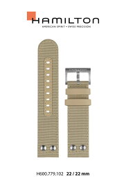 HAMILTON ハミルトン 腕時計 カーキ X-WIND 専用 純正 ベルト バンド テキスタイル（キャンバス 布） ベルト 22mm H694779102