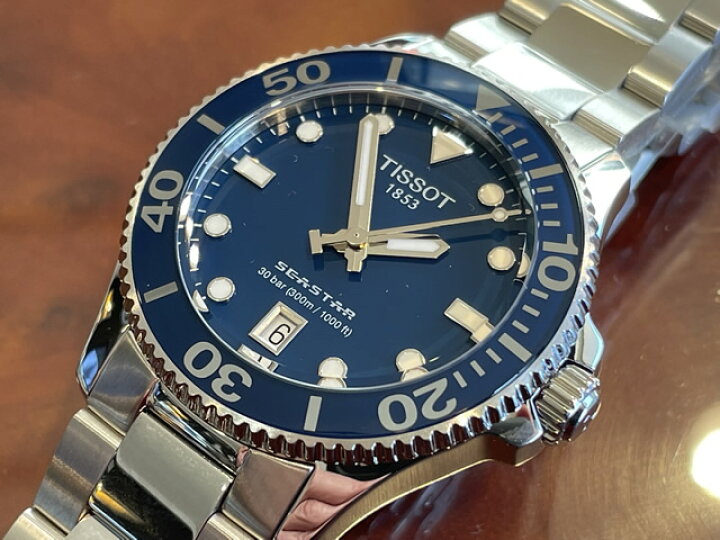 楽天市場】TISSOT ティソ 男女兼用 クォーツ 腕時計 シースター 1000 