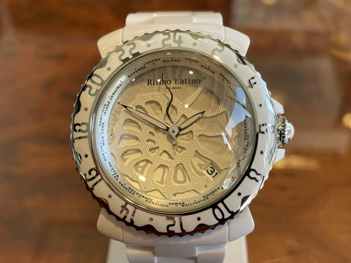 楽天市場】リトモラティーノ 腕時計 SNOW WHITE スノーホワイト 46mm  
