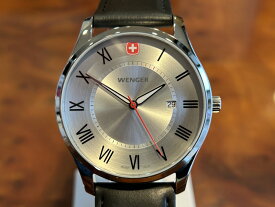 【あす楽】 ウェンガー WENGER 腕時計 CITY CLASSIC シティクラシック 42mm シルバー文字盤 01.1441.139 クォーツ 国内正規品 優美堂のウェンガーは安心のメーカー保証3年付き日本正規商品です
