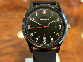 【あす楽】 ウェンガー WENGER 腕時計 CITY SPORT シティスポーツ 42mm ブラック文字盤 01.1441.135 クォーツ 国内正規品 優美堂のウェンガーは安心のメーカー保証3年付き日本正規商品です