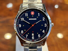 【あす楽】 ウェンガー WENGER 腕時計 CITY SPORT シティスポーツ 42mm ネイビーブルー文字盤 01.1441.134 クォーツ 国内正規品 優美堂のウェンガーは安心のメーカー保証3年付き日本正規商品です