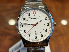 【あす楽】 ウェンガー WENGER 腕時計 CITY SPORT シティスポーツ 42mm ホワイト文字盤 01.1441.133 クォーツ 国内正規品 優美堂のウェンガーは安心のメーカー保証3年付き日本正規商品です