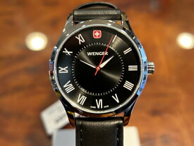 【あす楽】 ウェンガー WENGER 腕時計 CITY CLASSIC シティクラシック レディース 34mm ブラック文字盤 01.1421.123 クォーツ 国内正規品 優美堂のウェンガーは安心のメーカー保証3年付き日本正規商品です