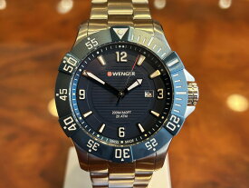 【あす楽】 ウェンガー WENGER 腕時計 Seaforce シーフォース 43mm ネイビーブルー文字盤 01.0641.133 クォーツ 国内正規品 優美堂のウェンガーは安心のメーカー保証3年付き日本正規商品です