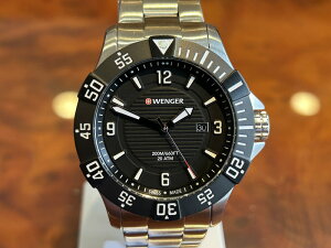 yyz EFK[ WENGER rv Seaforce V[tH[X 43mm ubN 01.0641.131 NH[c Ki D̃EFK[͈S̃[J[ۏ3Nt{Kił