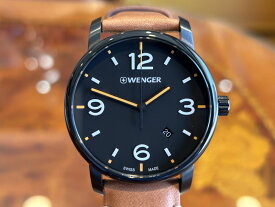 【あす楽】 ウェンガー WENGER 腕時計 URBAN METROPORITAN アーバンメトロポリタン 42mm ブラック文字盤 01.1741.134 クォーツ 国内正規品 優美堂のウェンガーは安心のメーカー保証3年付き日本正規商品です
