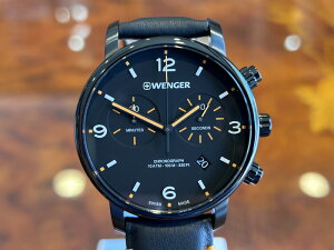 EFK[ WENGER rv URBAN METROPORITAN CHRONO A[og|^ NmOt 44mm ubN 01.1743.114 NH[c Ki D̃EFK[͈S̃[J[ۏ3Nt{