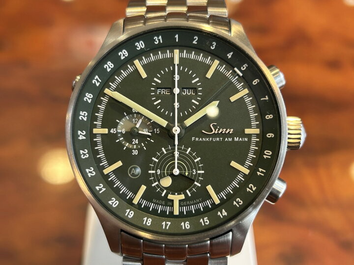 楽天市場】ジン 腕時計 Sinn 3006.M ムーンライト表示という複雑機能を 