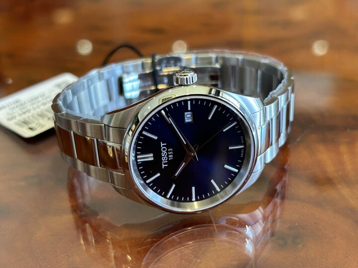 楽天市場】TISSOT ティソ クォーツ 腕時計 PR100 34mm ブルー文字盤 