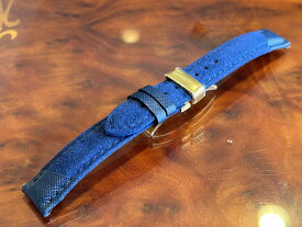 ハミルトン ベンチュラ アルカンターラ (人工皮革スエード) ベルト 時計 純正 腕時計 バンド バックル付き ブルー 17mm HAMILTON H690000187 【あす楽】