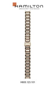 ハミルトン HAMILTON バグリー レディース用 14mm 腕時計 ピンクゴールド ステンレススチールブレスレット ベルト バンド H695123101
