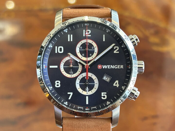 楽天市場】【あす楽】 ウェンガー WENGER 腕時計 ATTITUDE CHRONO 