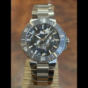 �I���X ORIS �A�N�C�X�f�C�g �A�b�v�T�C�N�� AQUIS �_�C�o�[�Y�E�H�b�` �r���v 43.5mm �����Y �������� 01 733 7789 4150-07 8 23 04PEB ���K�A���i