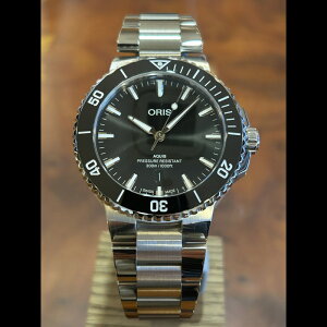 �I���X ORIS �A�N�C�X�f�C�g AQUIS �_�C�o�[�Y�E�H�b�` �r���v 43.5mm �����Y �������� 01 733 7789 4154-07 8 23 04PEB ���K�A���i