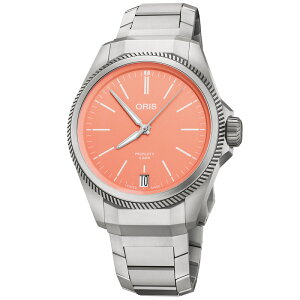 �I���X ���ЃL�����o�[400 ������5���ԃp���[���U�[�u �r���v Oris Big Crown �v���p�C���b�gX �L�����o�[400 39mm �`�^�j�E�� �s���N �_�C���� 01 400 7778 7158 �������� ���K�A���i ���葱���ȒP�ȕ�