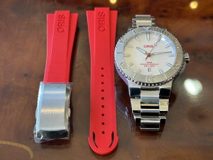 ���{����100�{ ORIS �I���X �A�N�C�X �W���p�� ���~�e�b�h�G�f�B�V���� �_�C�o�[�Y�E�H�b�` �r���v 43.5mm �����Y �������� 01 733 7789 4111SET ���K�A���i