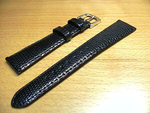18mm時計バンド(腕時計)ベルト18ミリ リザード(トカゲ)時計バンド 時計ベルト バネ棒 サービス 18mm 黒 腕時計用 時計ベルト 時計用バンド 525円で販売していますバネ棒をサービスでお付けしま