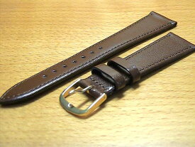 19mm 腕時計用 バンド ベルト 19ミリ 牛革(カーフ) 腕時計用 ベルト バンド 茶色 バネ棒 サービス つき
