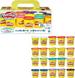 �n�Y�u��(HASBRO) �v���C�E�h�[ Play-Doh �����ς��V�ׂ� 20�Z�b�g(11�F)�A85g�̃V���O����20����A�v1.7kg�A�Ώ۔N��2�ˈȏ�A�q�ǂ������̂��ނ��˂�� A7924 ���K�i