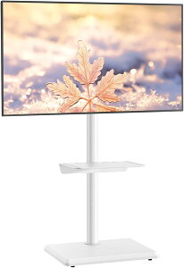 Rfiver �e���r�X�^���h �n�C�^�C�v tv�X�^���h 27~55�C���`�Ή� �Ǌ� �e���r�� VESA/��100�`400mm �c100�`400mm �ؐ���� �ω׏d40 kg ���������\ ���E��]35° �Ɨp ��Зp �z���C�g