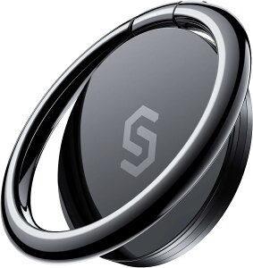 Syncwire �X�}�z�����O �g�у����O ���^ [360°��] ] �����h�~ �w�֌^ �X�^���h�@�\ �z�[���h�����O �t�B���K�[�����O iPhone 16 Pro Max / 15 Pro / 15 / 14 /13 / 12 / 11 / XS/X/XR / 8 / 7 / 6 Android�e�푼�Ή�