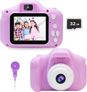 �L�b�Y�J���� 3��~9�Ώ��̎q 1080p�q���p�J���� HD�f�W�^���J���� �g�C�J������������ �a�����v���[���g 32GB SD�J�[�h�t���i�p�[�v���j