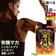 【訳あり】 超力精 (40カプセル) 40カプセル 約20日分 賞味期限2026年11月以降 送料無料 メール便 | マカ…