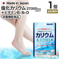 6/10まで32%OFF★ カリウム粒 180粒 約22〜30日分 送料無料 メール便 | カリウム 塩化カリウム カリウム…