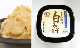 天然麹白味噌●蔵付き天然酵母みそ有機白みそ(カップ）(天然麹味噌)400g★マルカワ味噌★クール便配送
