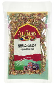 無添加　有機アルファベットパスタ 80g★4個までネコポス便可★有機JAS（無農薬・無添加）★アリサン