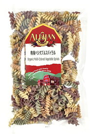 無添加　有機ベジタブル　スパイラルパスタ 340g★無添加★アメリカ産★有機JAS（無農薬・無添加）★