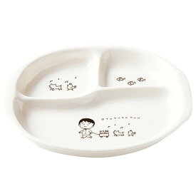 「さくらももこ」さんの 無鉛食器 なかよしプレート サイズ：W230×H30×D200(mm) no_438 (消費税10%)