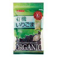 無添加いりごま（黒）みたけ　80g★4個までネコポス便可★有機JAS（無農薬・無添加）★みたけ★オーガニ…