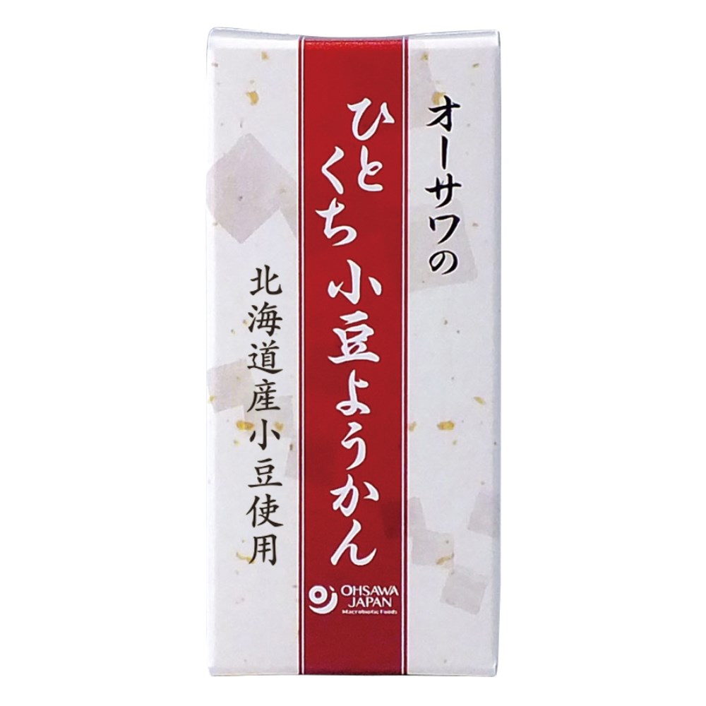 北海道産小豆使用 砂糖不使用 ひとくち小豆ようかん 約58g 物品 低価格化 1本 オーサワジャパン