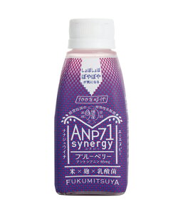 無添加 お米の発酵飲料 シナジー ブルーベリー 150g(冷蔵)★植物性乳酸菌ドリンク★冷蔵便送料無料・1個です。