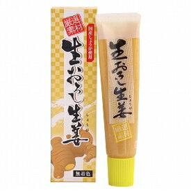 無添加生おろし生姜40g　★国内産100%★無添加食品★9個までコンパクト便薄型可★ワサビ・からし・生姜チューブ混載出来ます。