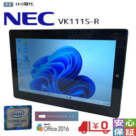 【中古】タブレット Windows11 1920×1080 NEC VK111S-R m5-6Y54 4GB SSD128GB 11.6型 Bluetooth Wifi カメラ テレワーク 送料無料
