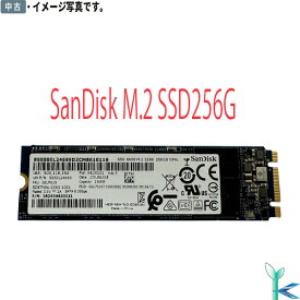 【日時指定できず】中古 SanDisk M.2 SSD 256GB 内蔵 美品 安心保証付 増設SSD ノートパソコン用SSD 送料無料