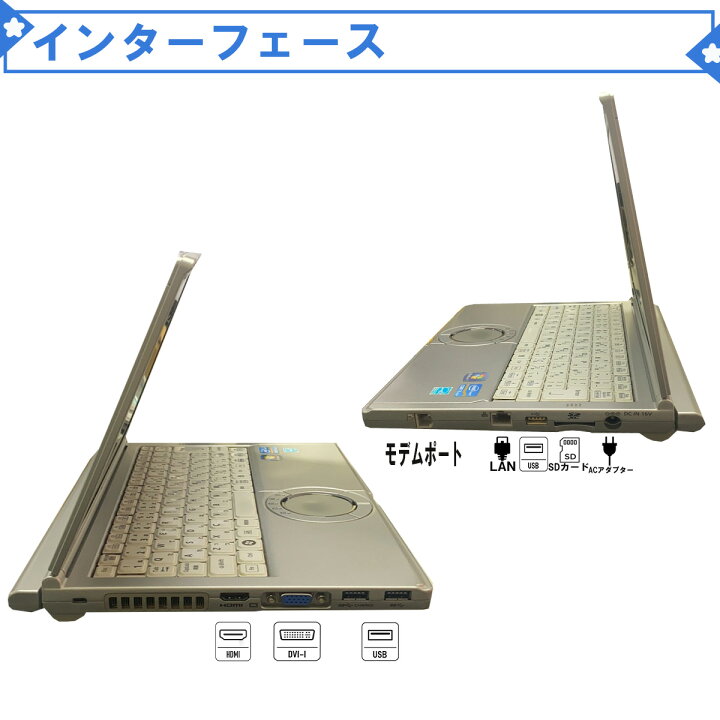 楽天市場】【中古】中古ノートパソコン Windows11 office搭載 12.1型 
